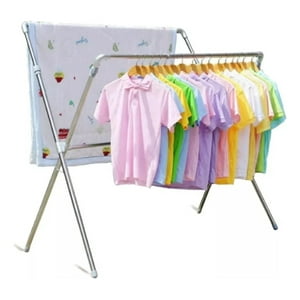 Genérico - Perchero Tendedero Plegable Ropa Seca Acero Inoxidable Jhn