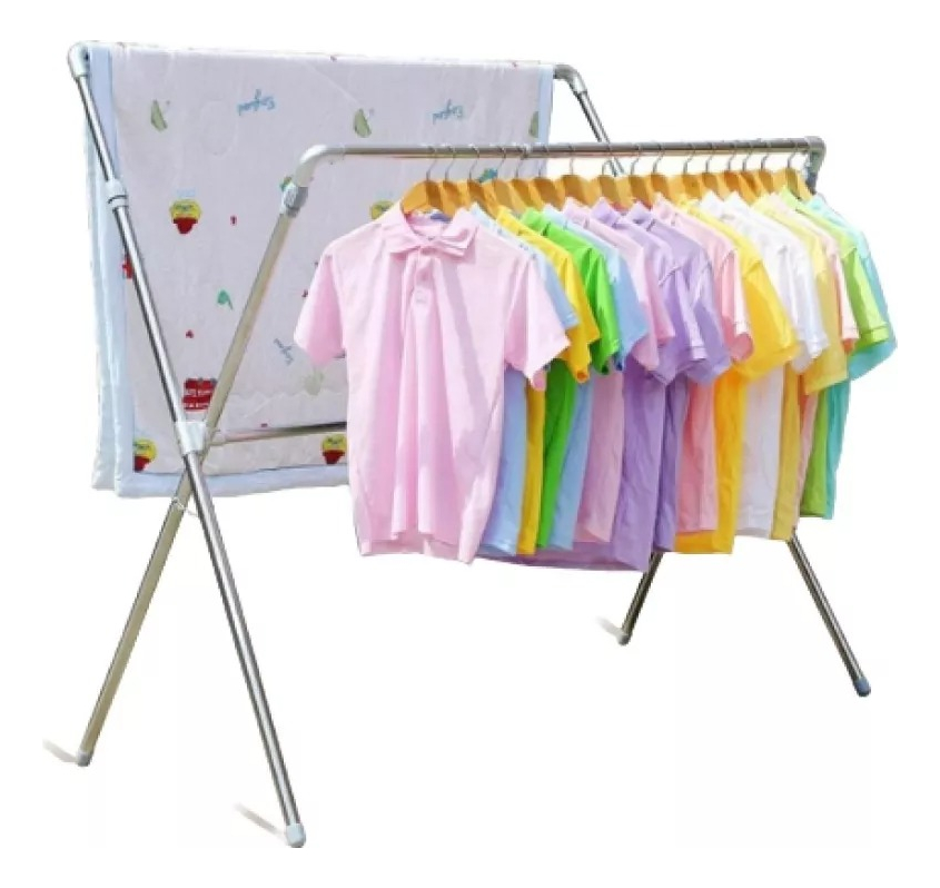 Genérico - Perchero Tendedero Plegable Ropa Seca Acero Inoxidable Jhn