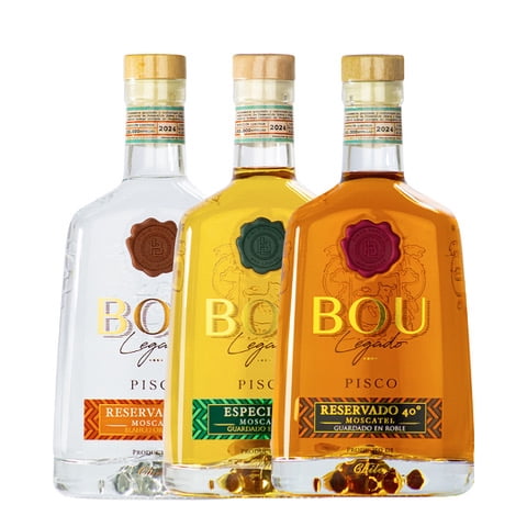 Bou - Pack Mix X3 Piscos Legado Variedad