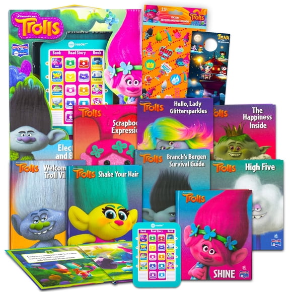 Paquete de 8 libros sonoros DreamWorks Trolls con lector Me