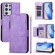 thumbnail image 5 of Funda Billetera Cremallera para Samsung Galaxy S21 Ultra 5G con Porta Tarjetas, Soporte y Correa Morado, 5 of 5