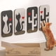 thumbnail image 1 of Cat Scratcher Art Para Montar En La Pared Paquete De 5 Unidades Con Hierba Gatera, 1 of 7