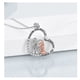 thumbnail image 2 of Collar mamá hija bebé corazón plata 925, 2 of 3