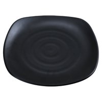 Plato Yanco Black Pearl-1 Cuadrado De Melamina De 9 X 9 Cm, 24 Unidades