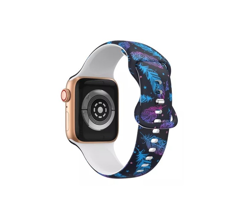 Genérico - Correa Diseño Compatible Iwatch Apple Watch 42/44/45Mm Pluma