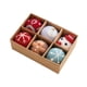 thumbnail image 1 of 6 Piezas De Adornos Navideños Con Forma De Bola Para Colgar En La Oficina, Vacaciones, Granja, Pan De Jengibre, 1 of 3
