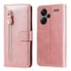 thumbnail image 2 of Funda con Cremallera para Xiaomi Redmi Note 13 Pro Plus 5G, Carcasa Cartera de Cuero PU con Soporte y Tarjetero, 2 of 6
