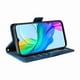 thumbnail image 3 of Carcasa FOXDOCK Vivo Y18/Y18E de cuero PU, diseño acolchado clásico, protección contra caídas y rayones, 3 of 5