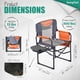 thumbnail image 5 of Silla Camping Directors SUNNYFEEL, resistente, con mesa auxiliar, 5 of 7