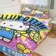 thumbnail image 1 of Cartoon Hello Kitty Friend Gir Bedding Set for Kids 3 Piece Bedding with 1 Flat Sheet And 2 Pillowcases King Bed Sheets, 1 of 5