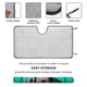 thumbnail image 2 of Lil Pump Parasol para Parabrisas Delantero Protector Plegable, Visera Solar para Auto Bloquea Rayos UV Mantiene tu Vehículo Fresco 140cm*76cm, 2 of 6