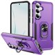 thumbnail image 1 of Para Samsung Galaxy S25+ 5G Funda con Soporte de Anillo Metálico de Rotación de 360° [Soporte Magnético para Auto] a Prueba de Golpes Resistente Protección de Cuerpo Completo de Alta Resistencia a, 1 of 9