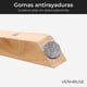 thumbnail image 3 of Pack 2 Silla Comedor Chandigarh Madera Natural Cojín Lino Venhoouse, 3 of 8