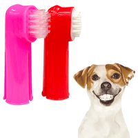 Genérica - Set 2 Cepillos De Dientes Dedo Para Perros Y Gatos