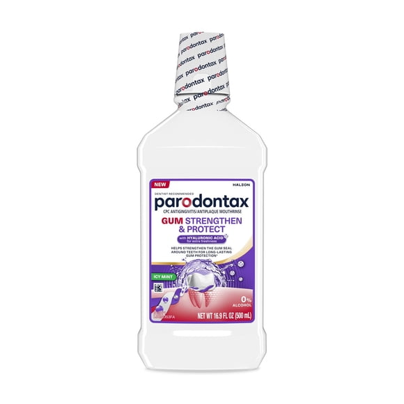 Enjuague bucal Parodontax Gum Strengthen 500 ml sin alcohol
