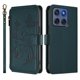 thumbnail image 2 of Funda Cartera Mariposa para [Motorola Edge 2025 5G] con Soporte y Cremallera Verde oscuro, 2 of 6