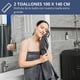 thumbnail image 2 of Set De 2 Toallas Grande De Baño Toallon 100 X 140 Cm Microfibra Negro, 2 of 9