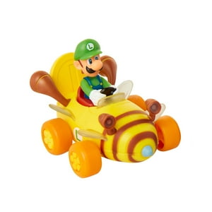 Nintendo - Vehículo Kart Coin Racers Retroficción Mariokart - Luigi