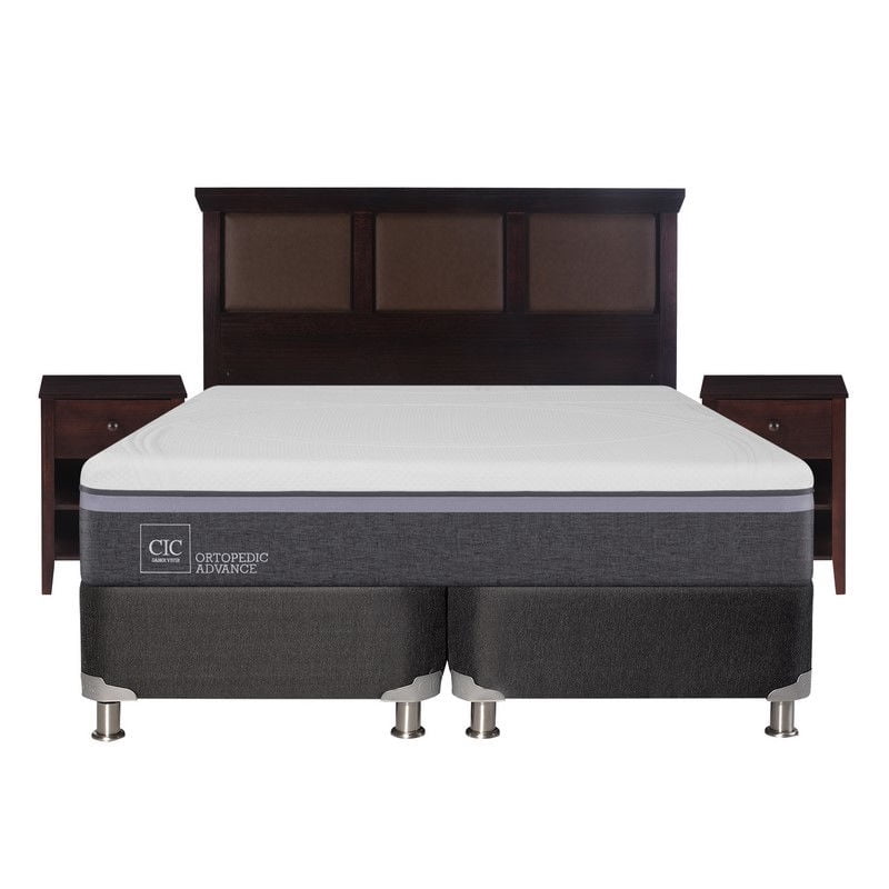 Cic - Box Spring Ortopedic Advance 2 Plaza Base Dividida