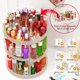 thumbnail image 3 of Organizador de Maquillaje Awenia Giratorio 360° con 7 Niveles y Bolsa de Maquillaje, 3 of 8