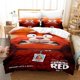 thumbnail image 1 of Animated Turning Red Pillowcase Duvet Cover Bedding Set Cute Polyester Print Three Piece Set For Kids Adults In Bed Sheets, 1 of 5
