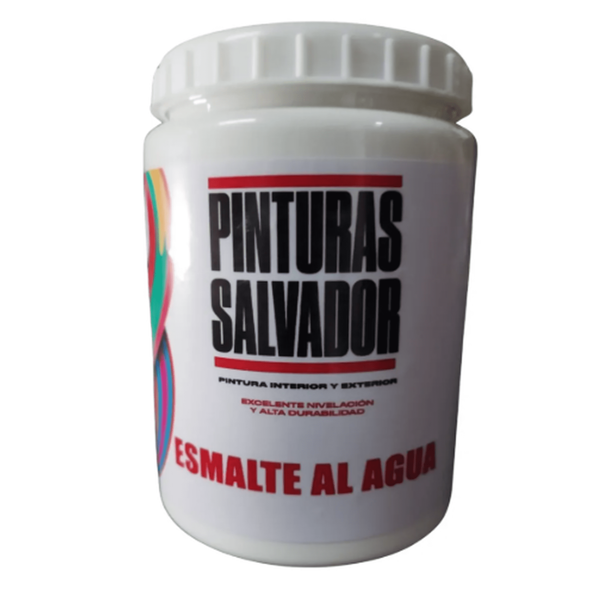Salvador - Esmalte Al Agua Blanco 1lt