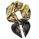 thumbnail image 1 of Pañuelo Stlvoll de 68 cm estilo seda para mujer, negro/dorado, 1 of 6