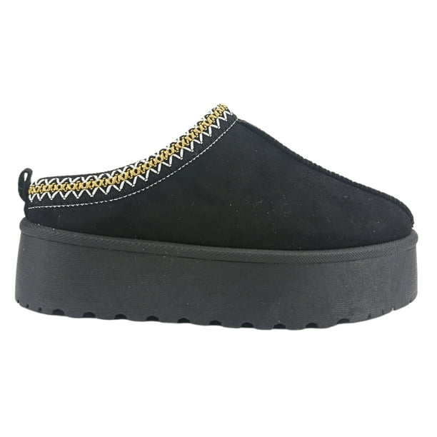 Pantufla Chalada Mujer Pinguih-3 Negro Comfort