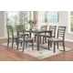 thumbnail image 1 of Mesa Comedor + 6 Sillas Madera Milan Gris, 1 of 1
