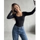 thumbnail image 3 of Body Faja Reductora Manga Larga Seamless Colaless - QS1040, 3 of 4