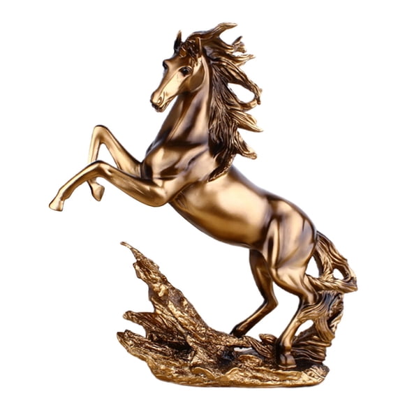 creativa del cavallo, ornamento della statuetta del cavallo Statuetta animali della statua del cavallo fortunato per la decorazione