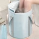 thumbnail image 2 of Relax and Refresh Anywhere with our Collapsible Foot Bath Basin - Portable, Washable, and Stylish! Perfect for Traveling, Camping, and Outdoor Activities. Available in Pink, Blue, and Grey. Best Gifts, 2 of 4