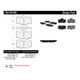 thumbnail image 2 of Pastillas Freno para auto Toyota 4Runner 1990-1995 Delantero, 2 of 5