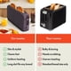 thumbnail image 5 of Tostadora BELLA 2 Slice Slim de 900 W con 6 ajustes de control de sombra, 5 of 7