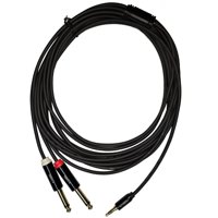 Cable Kabel De 6 Metros Mini Plug A 2 Plug Kmc-6