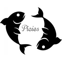 Rienda Libre Graphics - Decomural Pisces Zodiac Sign Ws-32918