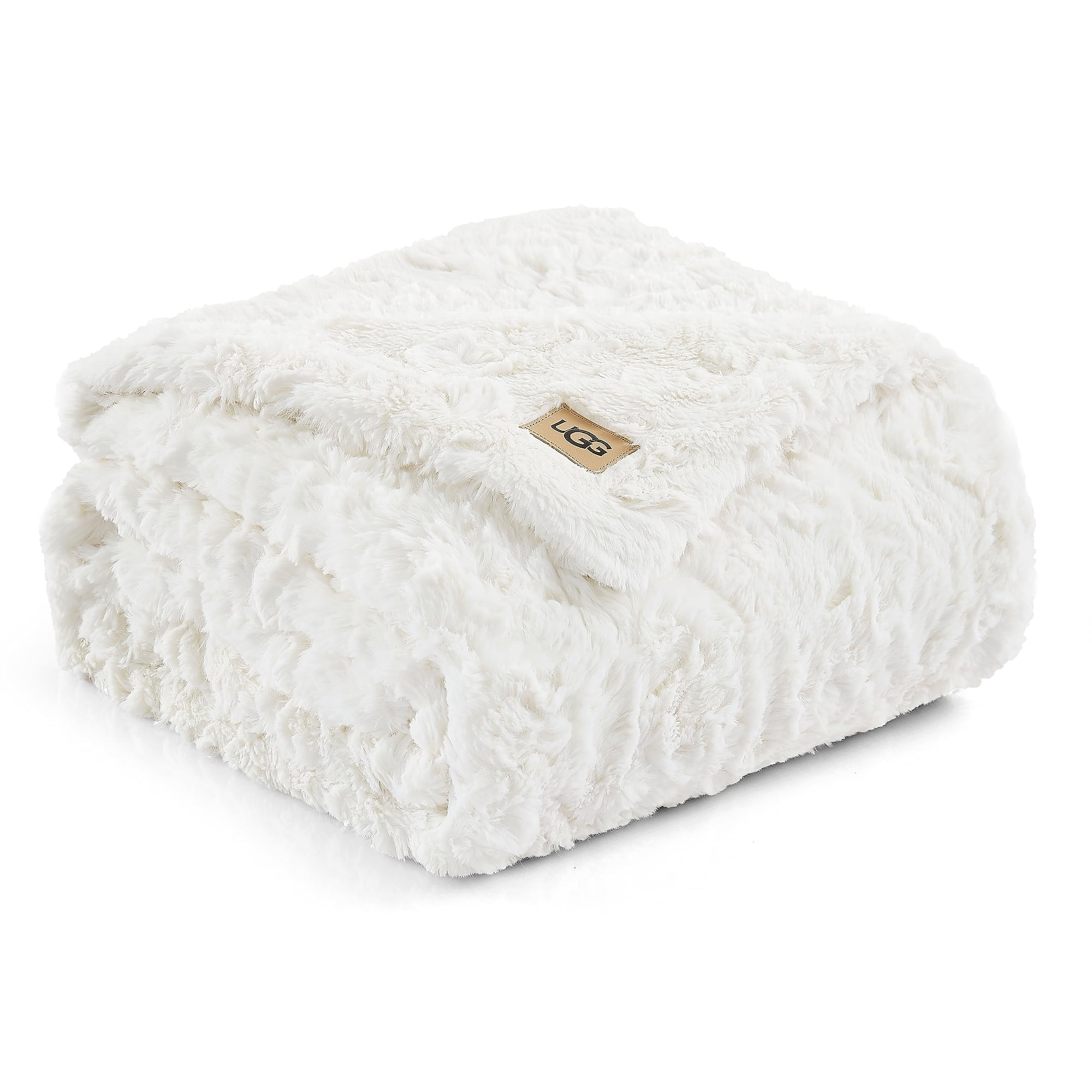 Manta Ugg Adalee, Suave Piel Sintética, Reversible, 50 X 70 Pulgadas