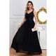 thumbnail image 2 of Vestido Largo Mujer Fiesta Gala Noche Escote V Bordados 2003, 2 of 3