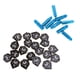thumbnail image 4 of Cráneo De Reemplazo De Cola De Vuelo De Dardos De Forma Estándar De 20 Piezas Con Protector De 9 Dardos, 4 of 6