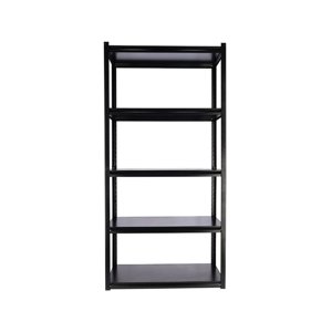 Topmarket - Estantería Metálica Negra 5 Niveles