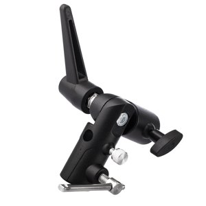 Magideal - Montaje De Cámara Universal 180 Degree H Luz Giratoria Softbox Dslr Luz De Estudio Con Soporte De Reflector De Base De Soporte