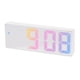 thumbnail image 4 of Reloj Despertador Digital Colorido Reloj LED Inteligente De Escritorio Con Temperatura Fecha Blanco StyleC, 4 of 5