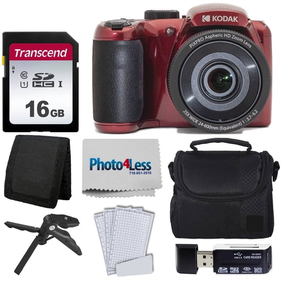 Kit de cámara digital Kodak PIXPRO AZ255 de 16 MP