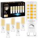 thumbnail image 1 of Bombilla LED Sailstar G9, regulable, 2700 K, blanco cálido y suave, 4 W, paquete de 6, 1 of 8