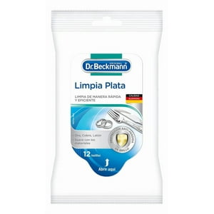 Dr Beckmann - Toallitas Para Plata Y Metales Dr. Beckmann 12 Un Blanco