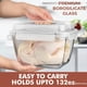 thumbnail image 2 of Contenedor de Alimentos de Vidrio Razab 3900ml Hermético, 2 of 8