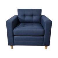 Diseños Valestrini - Poltrona Suecia Lino Azul