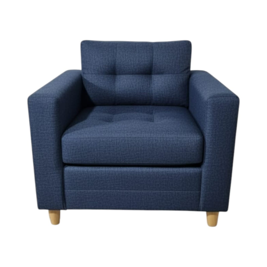 Diseños Valestrini - Poltrona Suecia Lino Azul