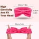 thumbnail image 3 of Diadema de spa, paquete de 4 bandas para el cabello con lazo para lavarse la cara, maquillaje facial, yoga, ducha, banda para la cabeza de vellón coral suave para mujeres y niñas, 3 of 7