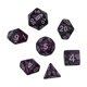 thumbnail image 1 of Juego De Dados Poliédricos De 7 Piezas Accesorios De Juego De Mesa Duraderos Para Juego De Cartas Cafe Violet Argent, 1 of 5